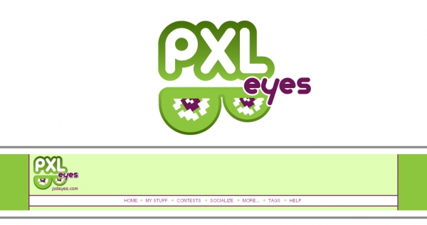 Creation of Web 2.0 - Logo PXLEyes v2.2: Final Result